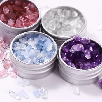1 Kutu Düzensiz Taş Kristaller Cam Nail Art Manikür Tırnak Ucu Dekorasyon Moda Güzellik Parlaklık Japon Tarzı Doğal Takı