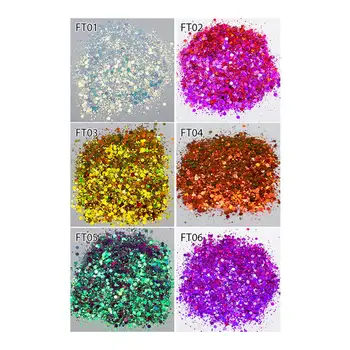 16 Renkler Bukalemun Tıknaz Glitter Karışık Opal Holografik Ultra İnce Glitter Toz Craft Glitters Bukalemun tıknaz-mix