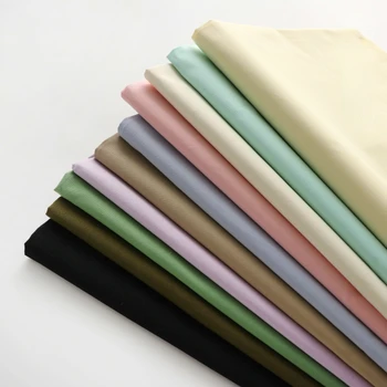 160x50 cm Yüksek Kaliteli Düz Renk dimi pamuklu kumaş, yapma Pantolon Rüzgarlık Kalın Gömlek Bahar ve Yaz Giyim Kumaş