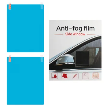 2 Paket Yağmur Kalkan Yan pencere camı Filmi Araba Yan Pencere Koruyucu Film Anti Sis Yağmur Geçirmez Film Oto Aksesuarları