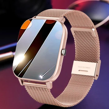 2022 Yeni akıllı saat Erkek Kadın Bluetooth Çağrı İzle Spor egzersiz kalp atışı takip cihazı Tam Dokunmatik Ekran Erkekler Lüks Smartwatch