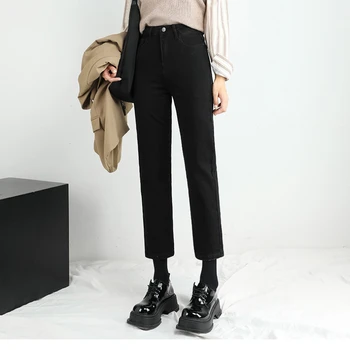 2023 Yeni Kış Peluş Kot Kadınlar için Sıcak Bayan Pantolon Sıcak Kadın Yüksek Bel Jean Moda rahat pantolon Bayanlar Peluş Pantolon