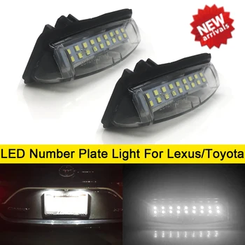 2x Hata Yok LED Numarası İşık Lexus RX400h RX350 GS300 RX330 GS400 GS430 Toyota Camry Prius İçin Canbus LED plaka Lambası