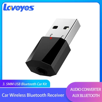 3.5 mm Mini usb Stereo kablosuz bluetooth Alıcısı Araç Ses MP3 Müzik Adaptörü Dönüştürücü AUX Bluetooth Uyumlu Araç Kiti X1