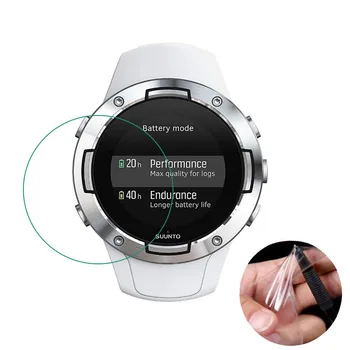 3 adet Yumuşak Temizle Smartwatch koruyucu film Guard (cam) Suunto 5 Suunto5 GPS Spor İzle ekran Koruyucu Kapak 2