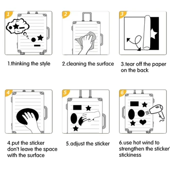 50 Adet Retro eski okul dövme tarzı etiket buzdolabı kaykay tekerlekli çanta çıkartmaları sırt çantası Masaları su geçirmez PVC etiket 4