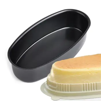 9 İnç Yapışmaz Oval Şekil Kek Tava Cheesecake Ekmek ekmek kalıbı Pişirme Tepsisi DIY Mutfak Bakeware Malzemeleri Kek Pişirme Araçları