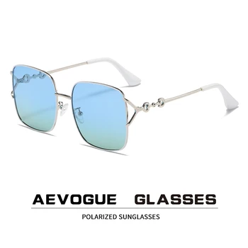 AEVOGUE Erkekler Polarize Güneş Gözlüğü Gözlük Moda Aksesuarları Güneş Gözlüğü Kadın Açık Kare UV400 Unisex AE1182
