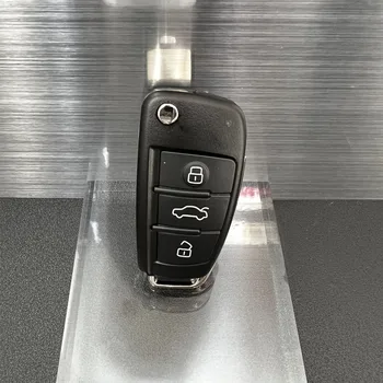 AUDİ için akıllı Uzaktan Araba Anahtarı Kabuk Durumda 3 Düğmeler TT Q3 A8 A6 C5 C6 A4 B6 B7 A3 Aksesuarları