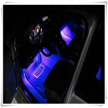 Araba tasarım iç LED Neon ışık dekorasyonu Sticker Toyota RAV4 3 4 Sequoia Venza Olacak VS Highlander 2 3 C-HR 4 runner 5