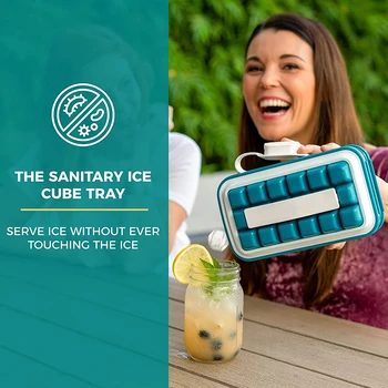 Buz Küpü Tepsi 36 İzgaralar DIY Silikon Dondurma Kalıp Mutfak buz Küpü makinesi Su ısıtıcısı Taşınabilir Soğutucu Buz Küpü Çantası Saklama Kabı