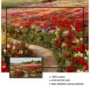 Claude Monet Kavak Haşhaş alanları Manzara Empresyonist Yağlıboya Posterler ve Baskılar Duvar Resmi Oturma Odası için 4