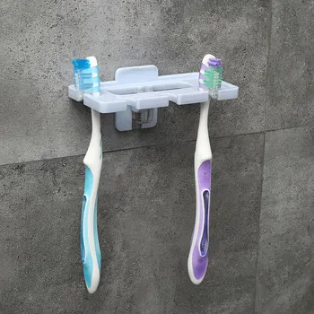 Güçlü Vantuz Diş Fırçası Asılı Depolama Raf Diş Macunu Diş Fırçası Tutucu duvara Monte Raf Banyo Seti Banyo 4