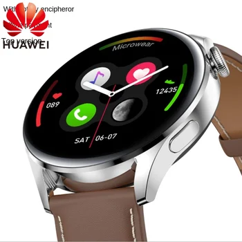 Huawei GT 3 akıllı izle NFC Bilek Moda Erkekler Müzik Çalma Smartwatch Tracker Bilezik Deri huawei Kalp Hızı