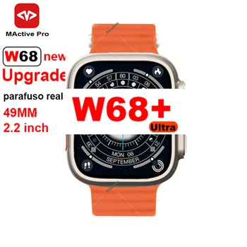 IWO İzle Ultra W68 Artı ultra akıllı saat Erkekler 49mm Çağrı NFC Kalp Hızı Ödeme SOS W68 Ultra Max akıllı saat PK H11 Ultra
