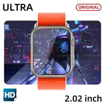 Izle Ultra akıllı saat N8 Ultra Erkekler Serisi 8 NFC Bluetooth Çağrı Kalp Hızı Kadın Smartwatch Samsung Xiaomi PK HW8 DT8 MAX
