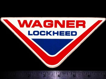 Için x2 WAGNER Lockheed fren hidroliği-Orijinal Vintage 1960'ların 70'lerin Yarış Çıkartma / Etiket