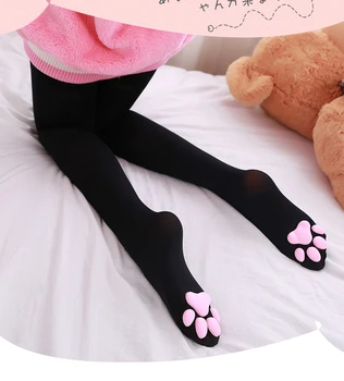 Kedi Pençe Çorap Kadınlar Kızlar için Kawaii 3D Kedi Pençe Ayak Kasketleri Sevimli Hediye Lolita PawPads Cosplay Kedi Pençe Ped Uyluk Yüksek Çorap