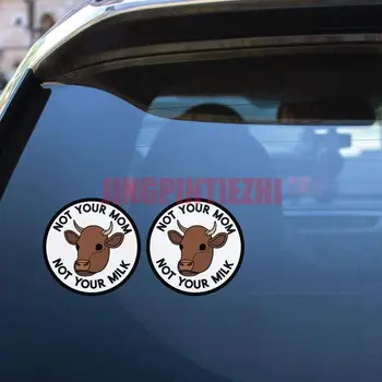 Kişilik Değil Anne Değil Süt Sticker Çıkartma Vegan Vejetaryen Gıda Dizüstü Vinil Çıkartmaları Motosiklet Çıkartmaları 1