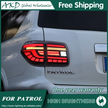Kuyruk Lambası Nissan Patrol İçin Y62 2008-2019 park lambaları Led Sis Farları DRL gündüz Farları Tuning Araba Aksesuarları 0
