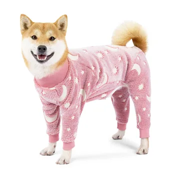 Köpek Giysileri Facecloth Köpek Pijama Orta ve Büyük Köpekler Pet Pijama Pet Kış Giyim