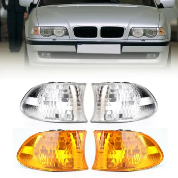 Köşe ışıkları Park Lambaları Çifti BMW 7 Serisi E38 1999-2001 beyaz