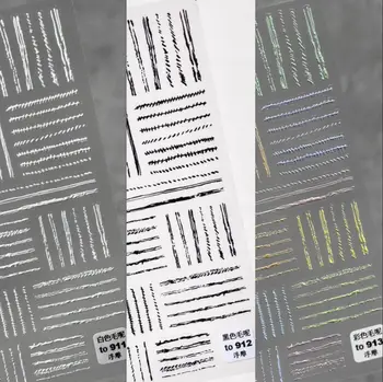 Kış Noel 5D Kazınmış Tırnak Sticker Nail Art Süslemeleri Tırnak Su Çıkartmaları Tasarım Transferi Folyo Çivi Aksesuarları