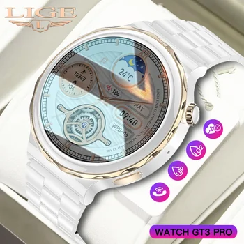 LIGE 2022 yeni akıllı izle Kadın moda Smartwatch NFC Bluetooth Çağrı Saatler Android Samsung Galaxy Aktif Kız Arkadaşı Hediye 0