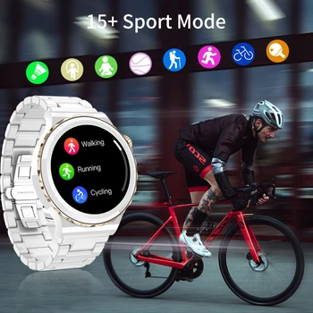 LIGE 2022 yeni akıllı izle Kadın moda Smartwatch NFC Bluetooth Çağrı Saatler Android Samsung Galaxy Aktif Kız Arkadaşı Hediye 4
