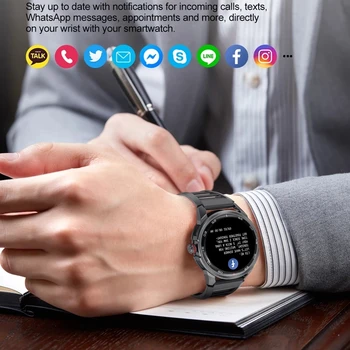 LIGE AMOLED 360 * 360 HD Ekran Yeni Smartwatch Erkekler 2022 Paslanmaz çelik akıllı saat Her Zaman Ekran Zaman Spor spor Bilezik 1