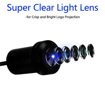 Led araba kapı ışık Logo lazer projektör ışıkları hayalet gölge hoşgeldiniz ışık Suzuki Swift Sport ıçin Zc33s Zc32s 125 araba aksesuarları 4