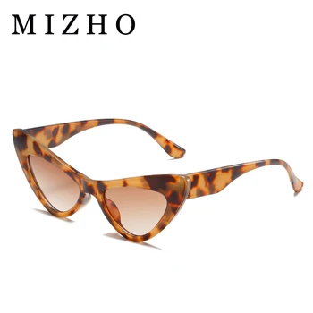 MIZHO Balıkçılık Güneş Gözlüğü Retro Vintage Güneş Gözlüğü Moda Cateye Gözlük Seksi Küçük Kedi Göz güneş gözlüğü Kadınlar için UV400