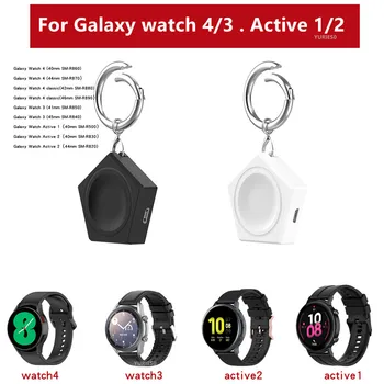 Manyetik Mini Tip c + Mikro İzle Şarj Samsung Galaxy Watch4 / Watch3 / Aktif / Active2 Smartwatch Taşınabilir Kablosuz Şarj Cihazı