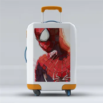 Marvel Avengers Suluboya soyut tarzı Örümcek Adam demir Adam Arabası bavul için Kullanılan su geçirmez Çıkartmalar DIY Duvar Sticker 2