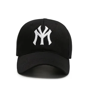 Moda Yeni beyzbol şapkası Erkekler Kadınlar için New York 3D Nakış Snapback Şapka %100 % Pamuk BABAM Şapka Unisex-Gençler Sevimli Güneş Kapaklar 2