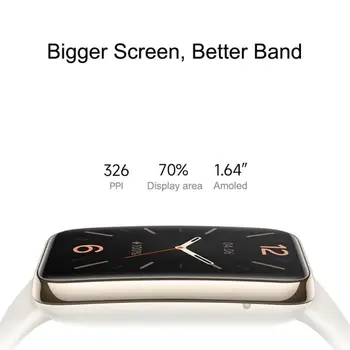 Orijinal Xiaomi Mi Band 7 Pro Akıllı Bilezik AMOLED Tam Renkli Kare Ekran Kalp Hızı Kan Oksijen Spor Su Geçirmez İzle 2