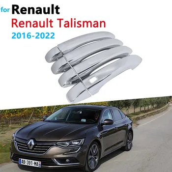 Renault Tılsım Samsung SM6 2016~2022 2019 Krom Sağlam Kapı kulp kılıfı Araba Styling Aksesuarları koruyucu film Çıkartmalar