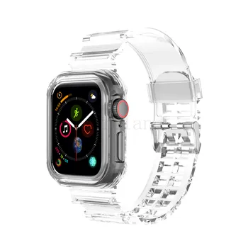 Saat kayışı İçin apple saat bandı 38mm 42mm 44mm 40mm bant Spor Silikon Bilezik İwatch Serisi 6 5 4 3 2 1 SE Bileklik kemer 5