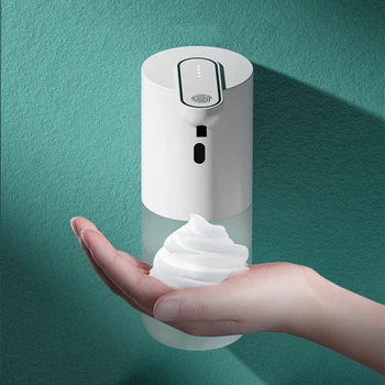 Sabunluk Köpük Fotoselli Otomatik Sensör El Yıkama Makinesi USB Tip-C Şarj Akıllı Kızılötesi Sıvı Sabunluk