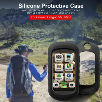 Silikon kılıf Yumuşak Koruyucu Kapak El GPS Garmin Oregon 550T 550 koruyucu kabuk Koruyucu Kılıf Aksesuarları 3