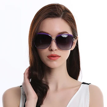 T-TEREX Güneş Gözlüğü Kadın Polarize Shades Gözlük Vintage Degrade güneş gözlüğü Kadın Gözlük UV400 Sürücü Açık 1