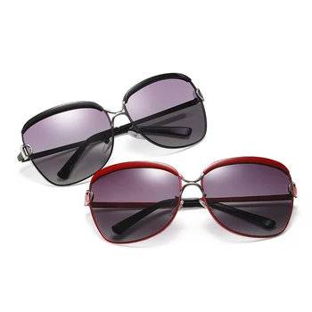 T-TEREX Güneş Gözlüğü Kadın Polarize Shades Gözlük Vintage Degrade güneş gözlüğü Kadın Gözlük UV400 Sürücü Açık 4