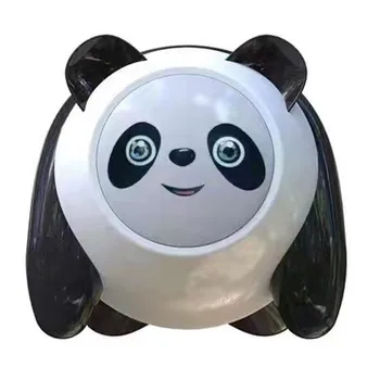 Taşınabilir Panda Bluetooth 5.0 Hoparlör Akıllı A1 Ses Kablosuz Ses Robot TF Kart Çalar MP3 Subwoofer Oyuncak Şarj Gece Lambası