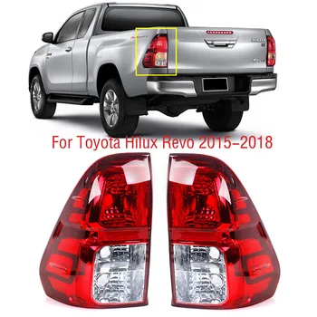 Toyota Hilux Revo için kamyonet 2015 2016 2017 2018 Araba Arka Kuyruk İşık Fren Dur Ters Lambası Arka Lambası Kuyruk Lambası Hiçbir Ampul 0