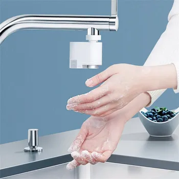 Xiaoda Akıllı Sensör Musluk Kızılötesi Sensör Otomatik Su Tasarrufu Musluk Anti-taşma Mutfak Banyo Endüktif Musluk