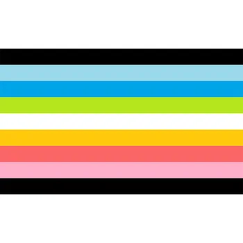 XİANGYİNG 90x150 cm Queer Gurur LGBT Bayrağı