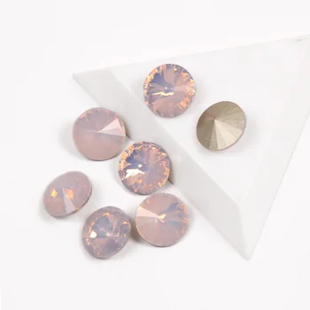 YANRUO 1122 En Kaliteli Kristal Gül Su Opal Renk Olmayan Düzeltme Nail Art Rhinestone Süper Parlak Cam Strass 3D Tırnak Sanat Taşlar