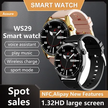 YENİ WS29 akıllı saat Giyim IP67 1.32 İnç HD Dokunmatik Ekran SmartWatch Kalp Hızı Kan Basıncı Spor Moda erkek saati WS3 Pro
