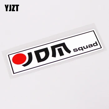 YJZT 13CM * 3.1 CM Komik JDM Araba Styling Araba Sticker Motosiklet PVC Su Geçirmez 13-0255