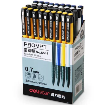 Yazma Malzemeleri 36 adet / kutu Toptan tükenmez kalem ucuz tükenmez kalem presleme tükenmez kalem kırtasiye ürünleri ofis ve okul malzemeleri